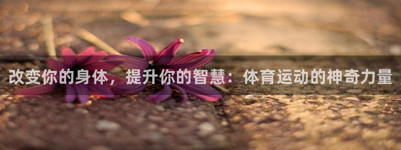 谈球吧体育官网：改变你的身体，提升你的智慧：体育运动的神奇力量