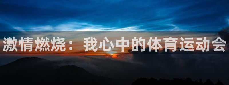 谈球吧：激情燃烧：我心中的体育运动会