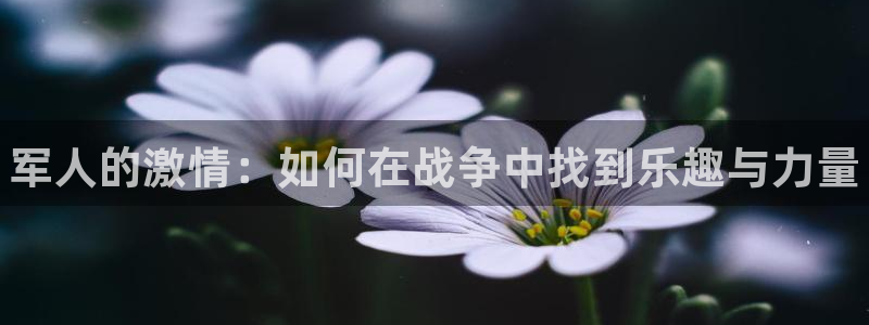谈球吧体育：军人的激情：如何在战争中找到乐趣与力量