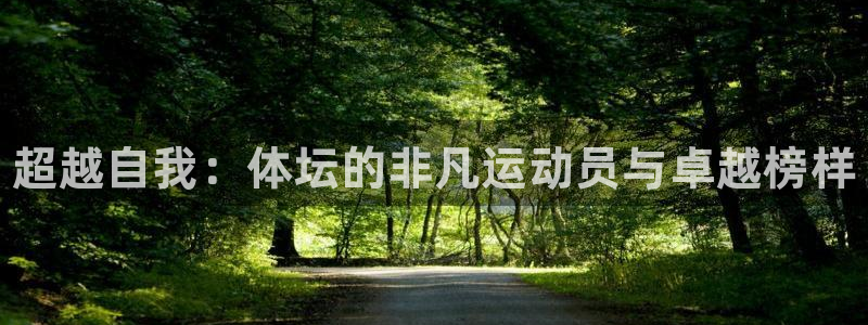 谈球吧体育官网：超越自我：体坛的非凡运动员与卓越榜样